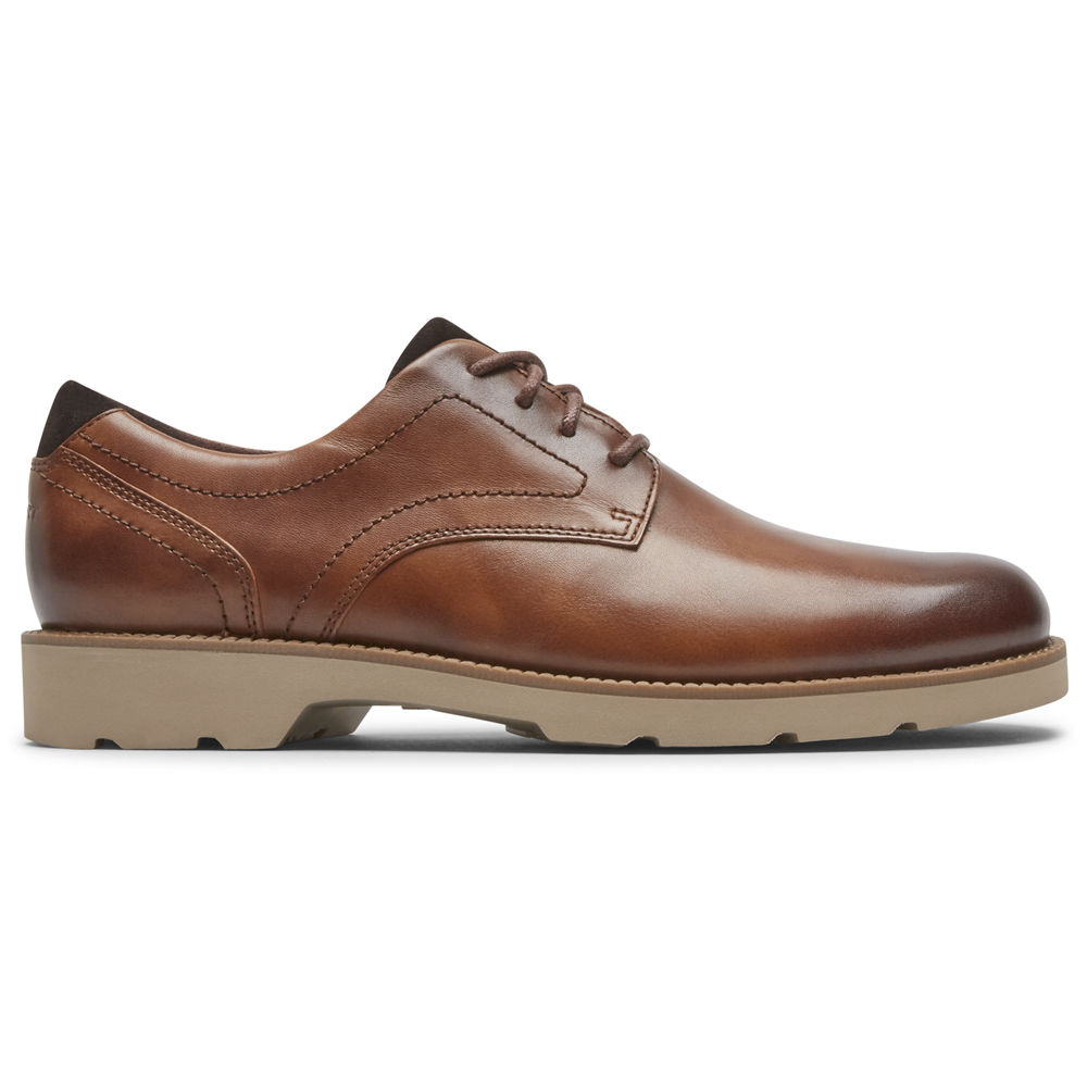 Oxfords Rockport Homem Marrom - Bradlee Plain Toe - 21096XJIM